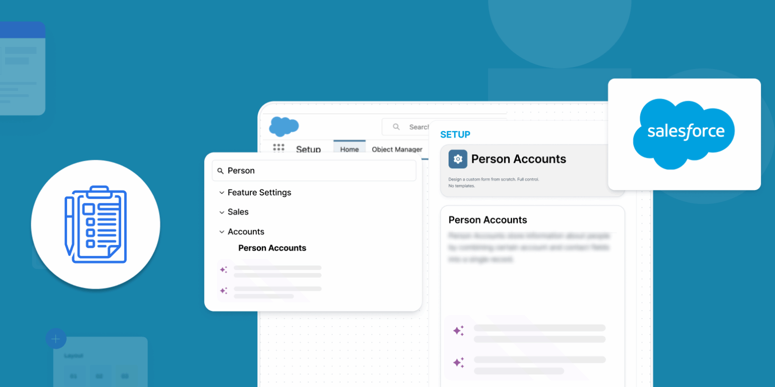 How to Create Salesforce Forms with Person Account Fields