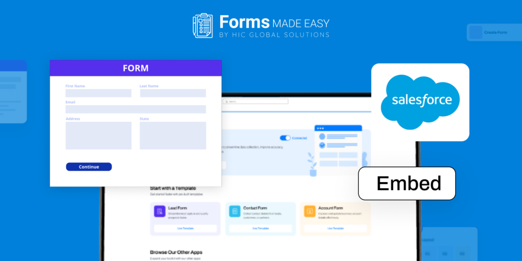 How to Use Embed Options in a Salesforce Online Form Builder