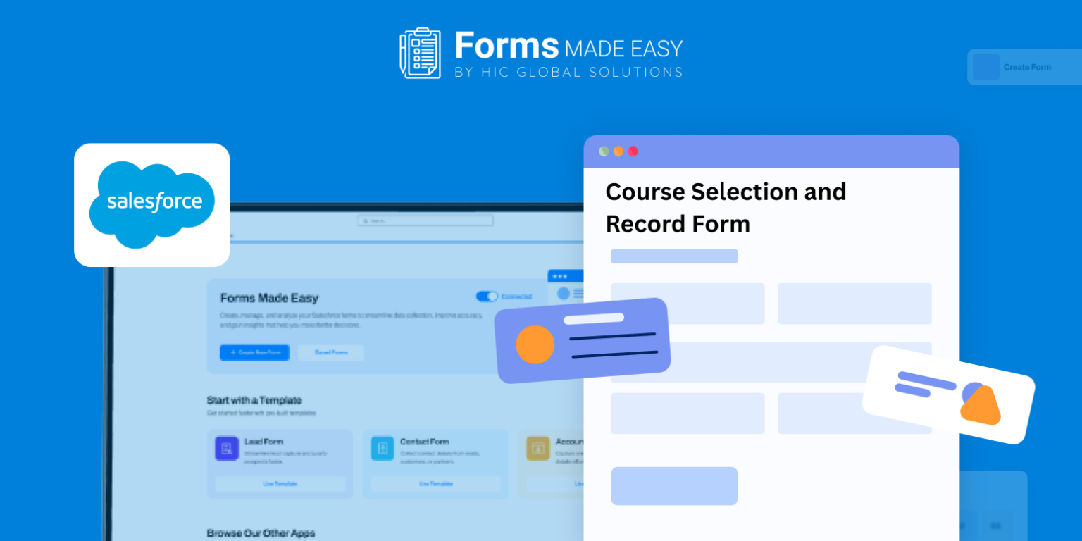 Easy Form Rona Course Selection and Record Form Template - Forms Made Easy
